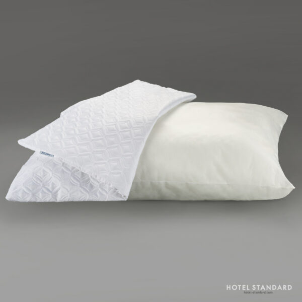 HOTEL-STANDARD Подушка спальная со съёмным чехлом ультрастеп белый (пэ 100%)