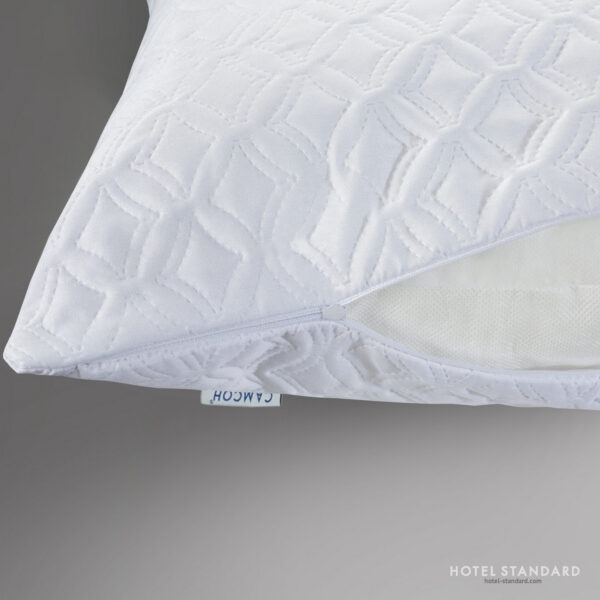 HOTEL-STANDARD Подушка спальная со съёмным чехлом ультрастеп белый (пэ 100%)